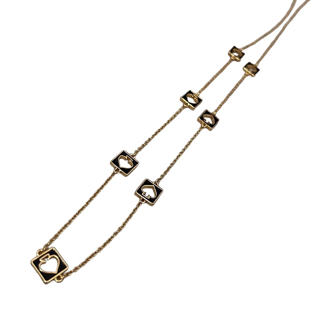 Kate Spade Cutout Logo Long Necklace Gem